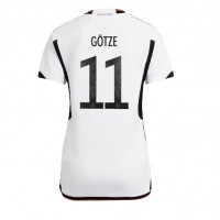 Fotballdrakt Dame Tyskland Mario Gotze #11 Hjemmedrakt VM 2022 Kortermet
